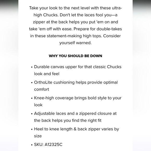 Converse Chuck Taylor All Star XXHi Lace-Up Sneakers- Black - Picture 10 of 14